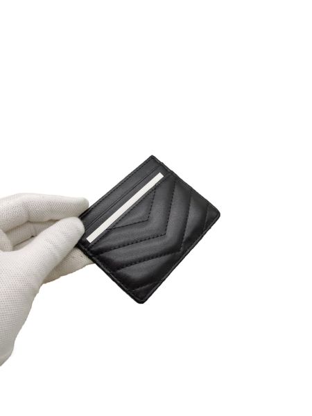 

men clutch billfold wallet credit id card holder thin purse bank card package coin pouch bag business women real leather id card 0268, Brown;gray