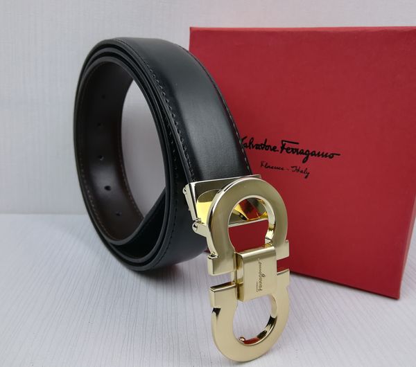 

Whole ale or retail 2019 new black color luxury de igner belt fa hion pattern buckle belt men women belt hipping, Black;brown