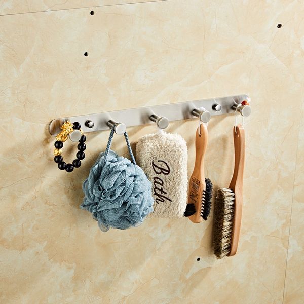 

bathroom kitchen hook wall mount coat cloth hat rack practical durable hook holder hight qulity stainless steel