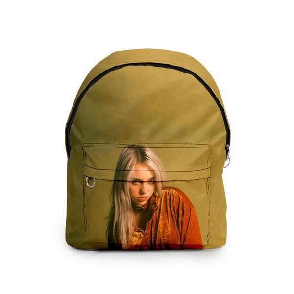 

горячая распродажа kawai billie eilish рюкзак перезаряжаемый школьный женский наплечный дорожный мешок 3d печать billie eilish girls bag