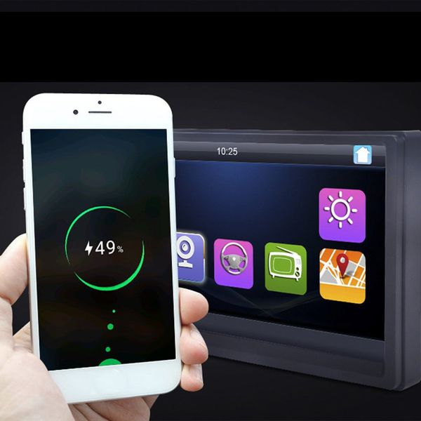 

7 inch player car mp5 hands-calling u disk reversing image car mp4 supporting 1080p video playing