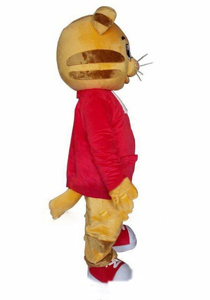 

2018 cartoon cakes daniel tiger mascot costume daniele tigere mascot costumes, Red;yellow