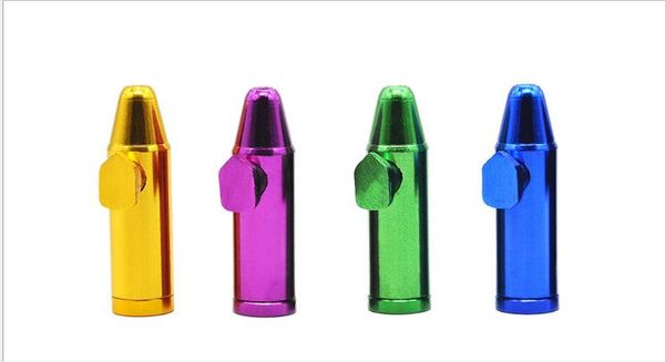 

bullet snuff bottle aluminum metal metal pointed snuff pipe metal akkmx