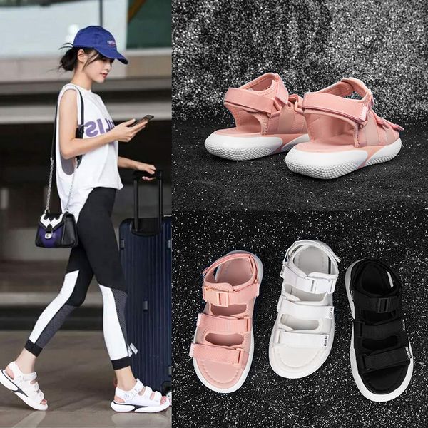 

new women summer sandals gold silver flat sandals elegant women beach flats shoes woman gladiator sandalias mujere993, Black