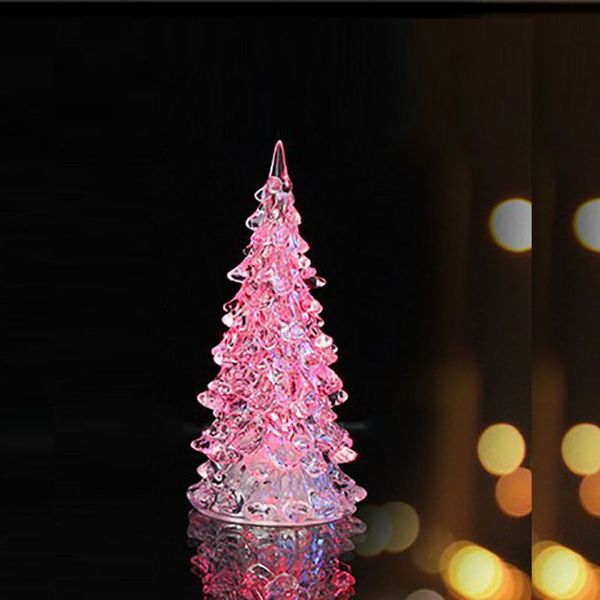 Romantic Led Christmas Tree Night Light Battery Operate Desktop Decor Merry Christmas Tree For Kid Bedroom Xmas Gift Christmas Decorations For Sale