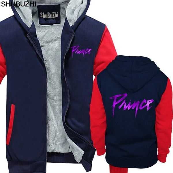 

prince logo purple rain hoodie in black tour music culture rip fashion shubuzhi brand warm coat jacket sbz1221