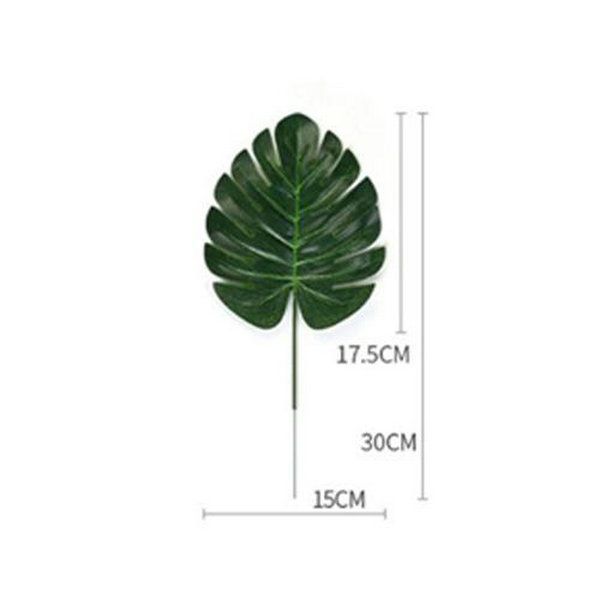 

2016 3 artificial plant monstera leaves with stems tropical palm 3 inexpensive amazing canada 3 artificial bde2010 rbimb