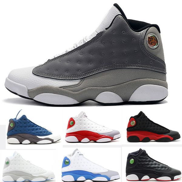 

new 13s men basketball shoes sneakers atmosphere grey 13 hyper royal blue flint tennis shoes sports bred trainers altitude black green