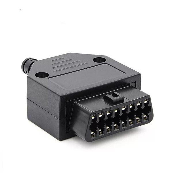 

2020 16pin automotive obd2 obdii female connector 70mm auto obd test diagnostic plug