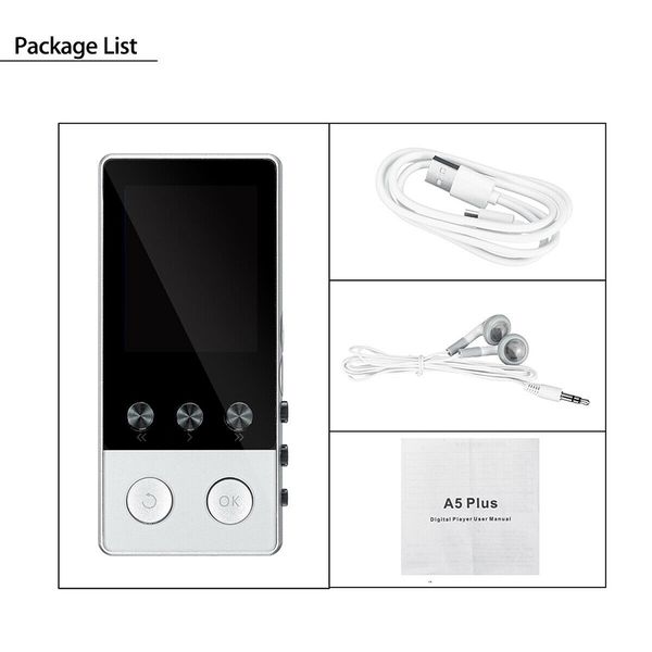 

portable bluetooth mp3/4 music player with fm hi-fi lossless support tf card lhb99