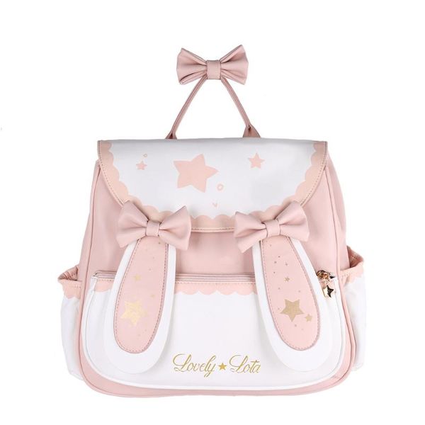 

star & moon ~ sweet lolita backpack with ears by lovelylota