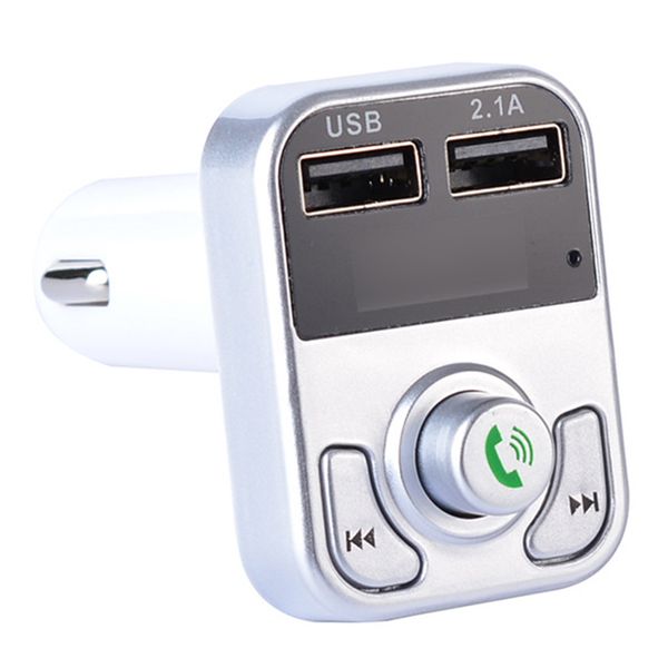 

modulator dual port car usb charger mp3 player handsbluetooth receiver accessories abs wireless music fm transmitter radio