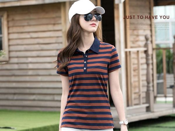 

2019 горячая распродажа мода студентов поло жесткий изделия с коротким рукавом colorfast женская одежда поло с семью цветами наш продукт име, White