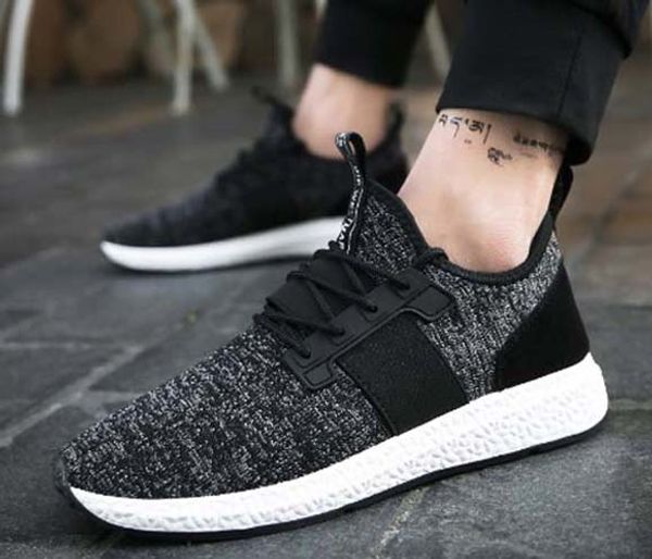 

sneaker casual shoes fashion sports shoes shoes with fine box 09, Black