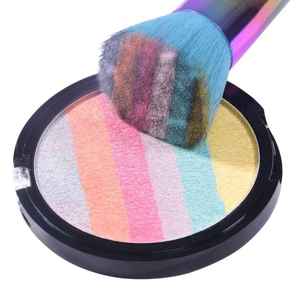 

beautybigbang rainbow cosmetic eyeshadow highlighter powder palette contour soft mineral face makeup palette