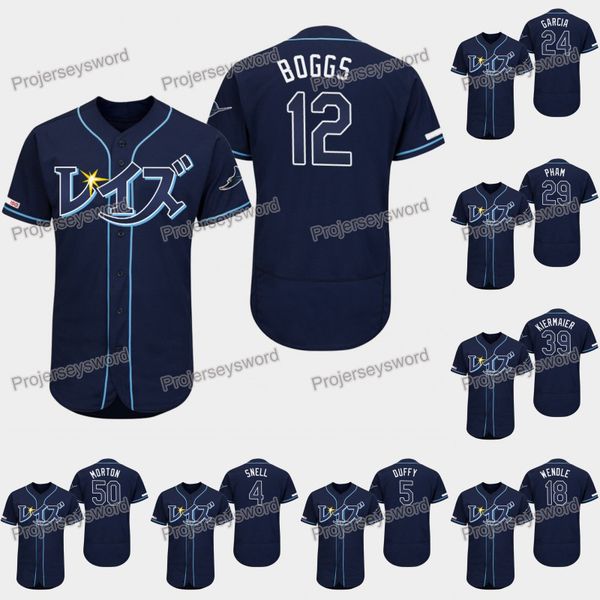 

Tampa Bay Wade Boggs 2019 Asian Heritage Month Relate Rays Jersey Blake Snell Matt Duffy Joey Wendle Kevin Kiermaier Avisail Garcia Jerseys