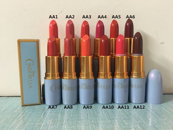

epacket new makeup lips 3g cinderella lustre lipstick12 different colors