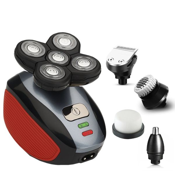 

5in1 multifunction electric shaver for man wet dry electric razor rechargeable beard shaving machine travel facial shaver kit