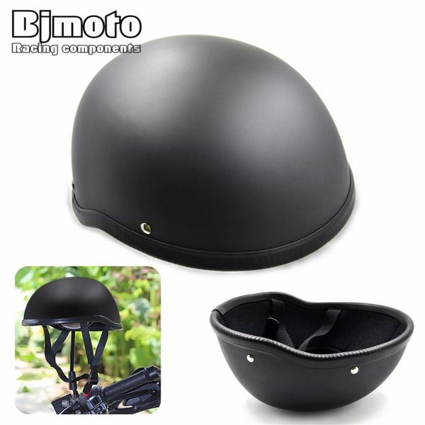 

мотоцикл половина лица шлем винтаж ретро немецкий стиль шлем для вертолета крейсер для кафе гонщик скутер мото capacete