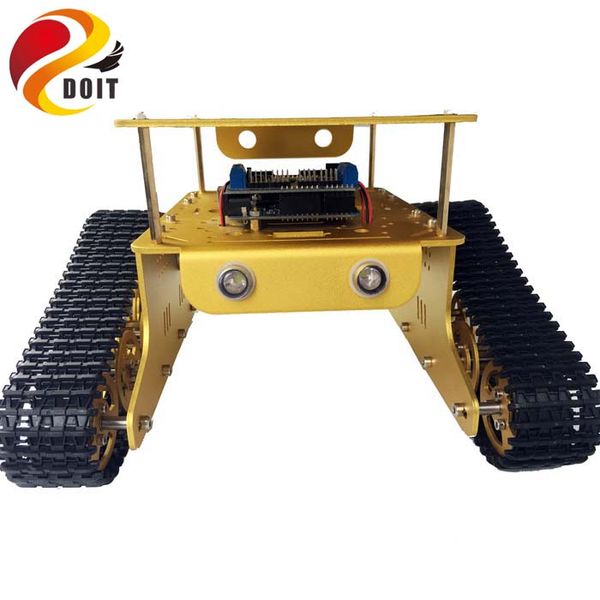 

double decker tank wifi rc t300 from espduino development kit with l293d motor shield compatible with arduino uno