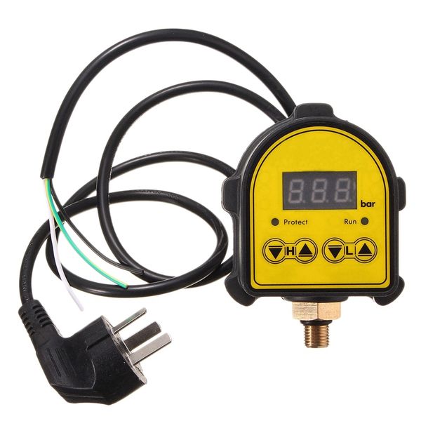 Freeshipping Digital bomba de ar automática Compressor Oil Água Mudar Controlador de Pressão Para Water Pump On / Off Au plug