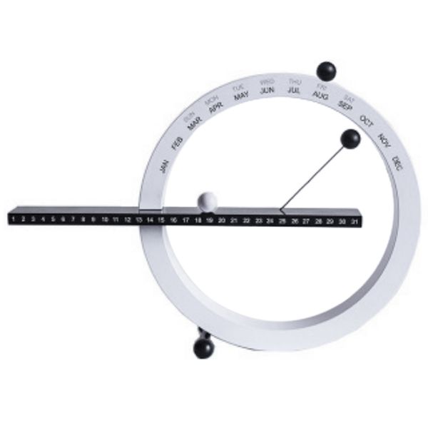 

creative magnetic ball wall clock perpetual wall calendar novelty home decor european style living room bedroom ornaments