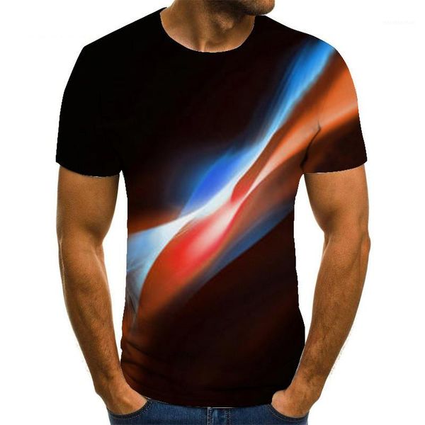 

loose short sleeve tees crew neck fashion casual summer designer loose teenager tees 3d summer, White;black