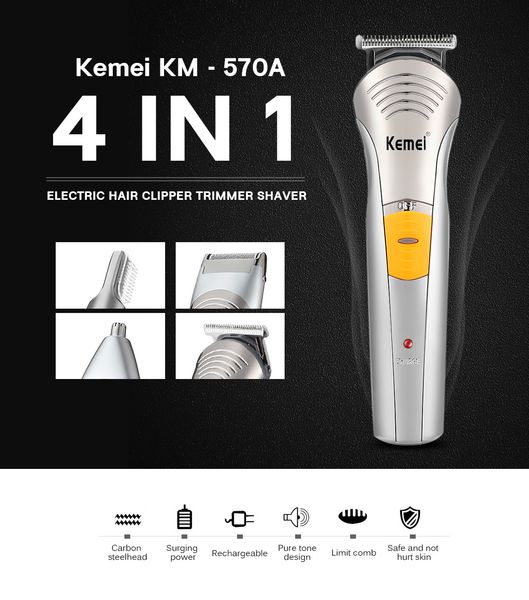 

kemei 570a прецизионный триммер волос триммер бритва носа уха тела регулируемая стрижка груминга kit cutter bdegarden xdmnl