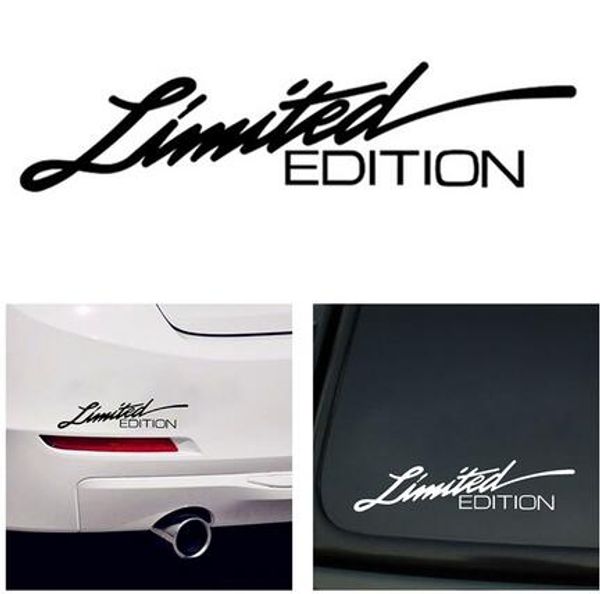 

16cm*3.8cm limited edition creative vinyl car window sticker car-styling decal black/white