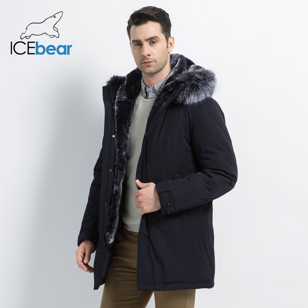 

2020 new winter men's jacket hooded man jacket man clothing fashion brand male coat mwd19928d, Black