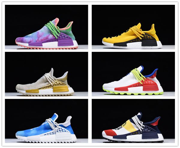

2020 nmd human race men's running shoes pharrell williams sample yellow core black sports designer shoes ladies sports shoes