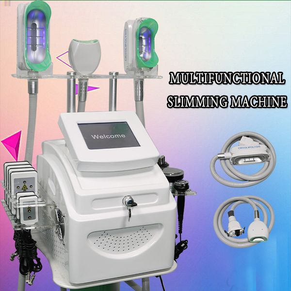 

3 handles cryolipolysis weight loss body slimming machine including 360 mini cryo handle for double chin treatment