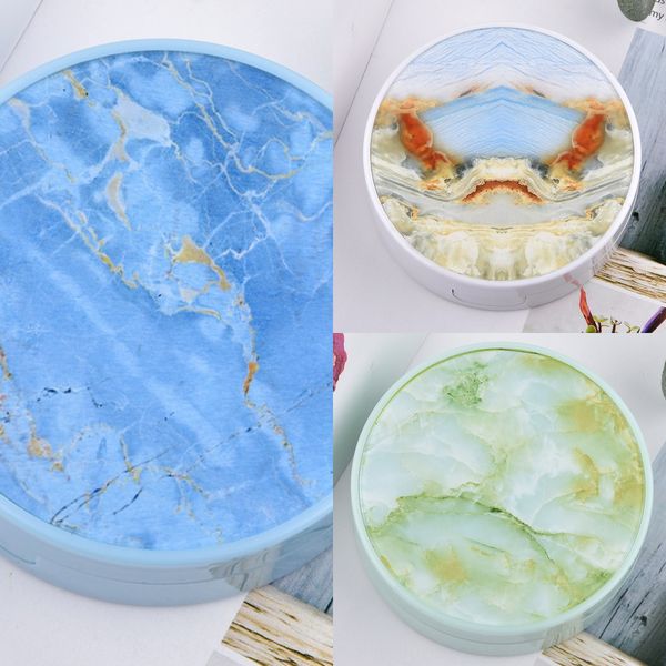 

round case case marble glasses color marble invisible glasses eye contact box eye contact care box
