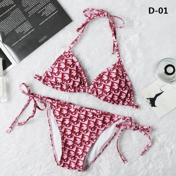 

диор split swimsuit высокого качества тавра 2020 новых горячих женщин роскошная девушка письмо sexy бинты бикини бюстгальтер нижнее белье вс, White;black