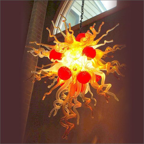 

air shipping staircase mouth blown glass with 110v-240v led bulbs new arrival warranty clear chandelier home deco