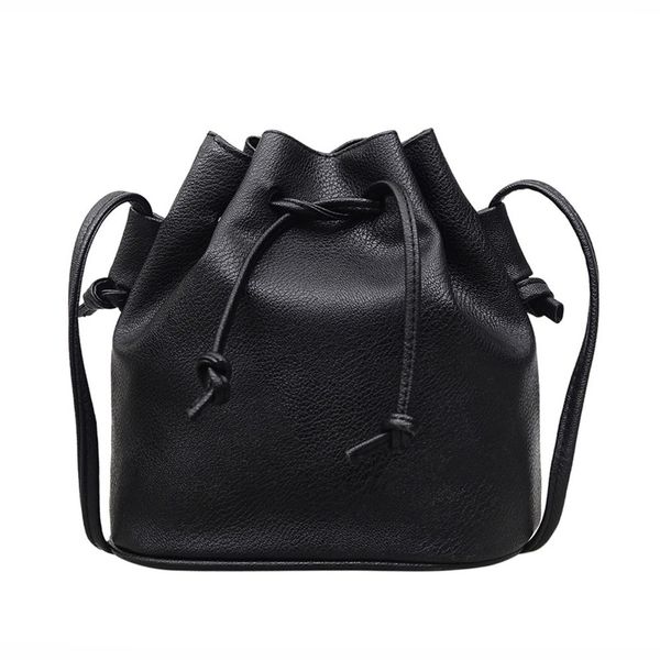 

women bucket bags 2019 fashion vintage tassel messenger bag retro shoulder bag simple crossbody bags tote