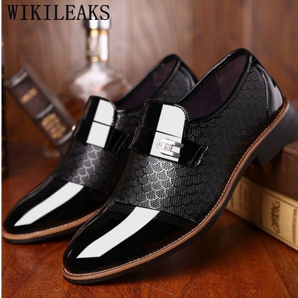 

italian elegant oxford shoes for men dress shoes zapatos de hombre de vestir formal men loafers sapato social masculino, Black