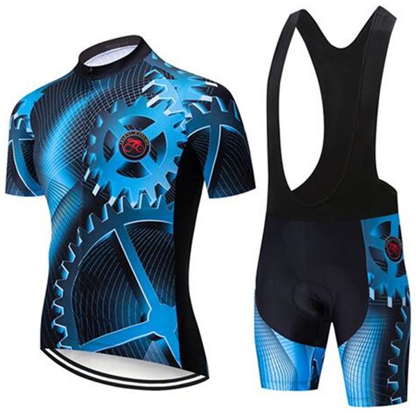 

2020 teleyi задействуя джерси про команду летних мужчин велосипед одежду дышащей спортивного велосипед mtb одежду костюм ropa ciclismo корот, Black;blue