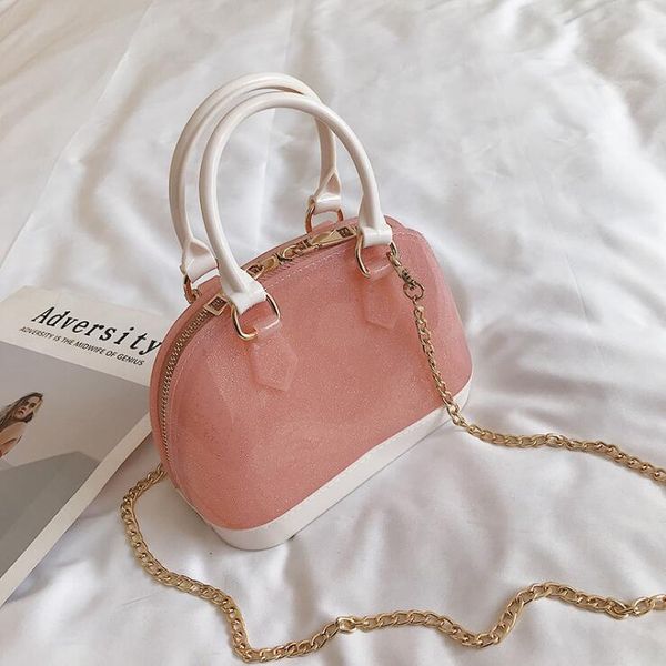 

2020 new parent-child summer sweet cute handbags tide korean version of the wild messenger bag chain fashion handbag fruit for love