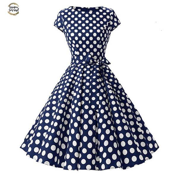 

1950s dresses women polka dots bowknot a line black down elegant tea rockabilly vintage women summer short dress 2019, Black;gray