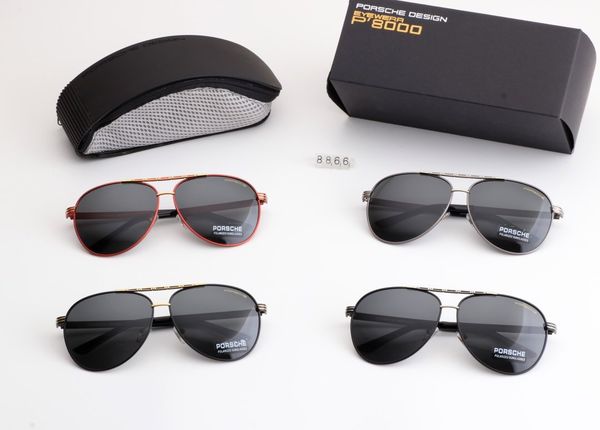 

8866 # горячей мужских designersunglasses лето классического горячего brandglasses открытого driver vintage мужских вс очки мужского luxury, White;black