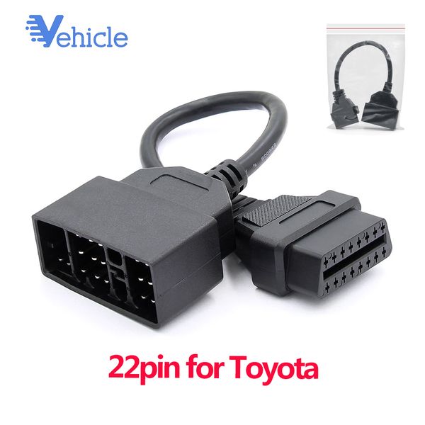 

17pin/22pin for to obd2 16pin car extension cable obd 2 obd2 auto scanner tool connector odb2 car diagnostic