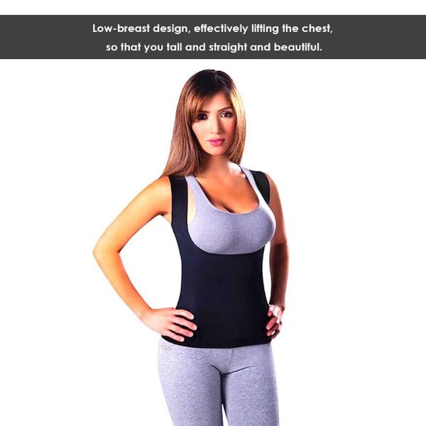 

running jerseys women neoprene shaperwear waist traine push up vest tummy belly girdle body shaper cincher corset, Black;blue