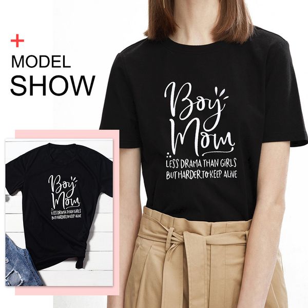 

женская дизайнер tshirt женщина главарь мама менее drama футболка tee дама женщина с коротким рукавом o шея повседневной harajuku корейская, White