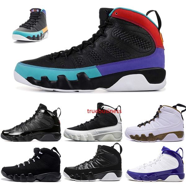 

new mens 9 9s dream it do it bred basketball shoes anthracite black white og space jam sports trainers sneakers size 7-13