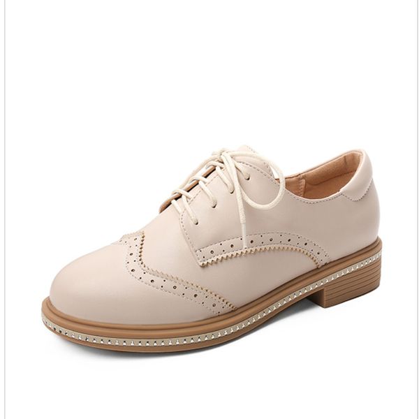 

fanyuan каблуки 2020 новый прибывающим женщин насосы круглый шнурок носок вверх весна лето одной обуви классический основной стиль повседнев, Black