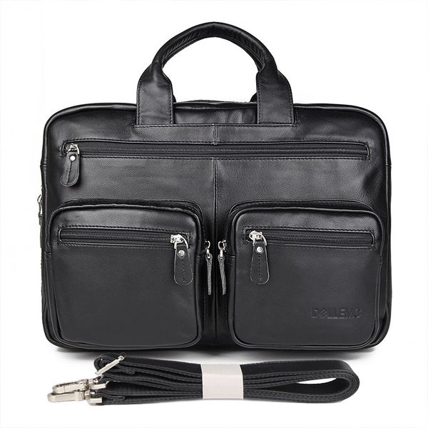 

j.m.d fashion lawyer leather handbag lapbag for office men's briefcase 7231a