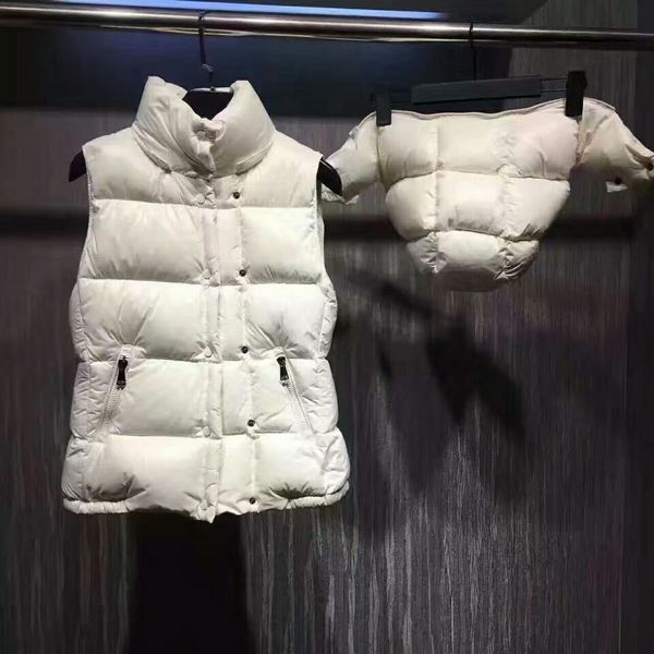 

ladies vest female gilets winter duck down vest hooded weskit jacket casual vest down jacket 560, Black;white