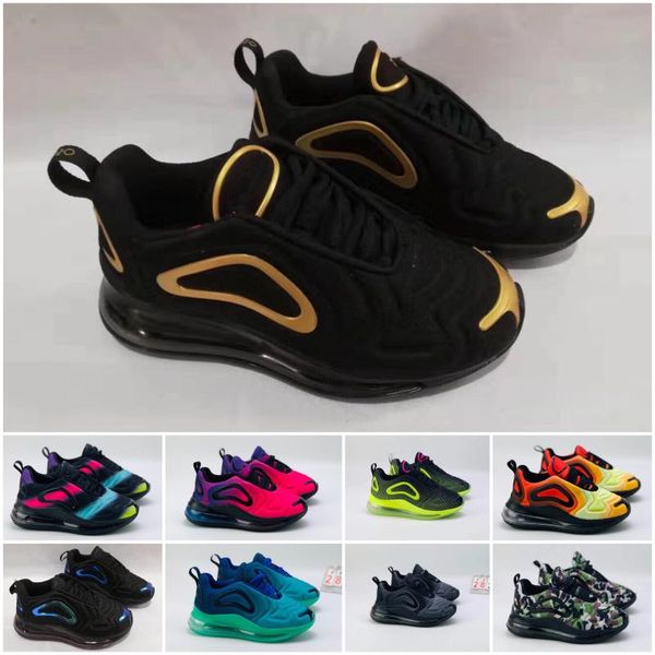 

northern lights 72c running shoes kid sea forest desert 72 sneakers children pink sea sunrise 2019 new air trainers, Black