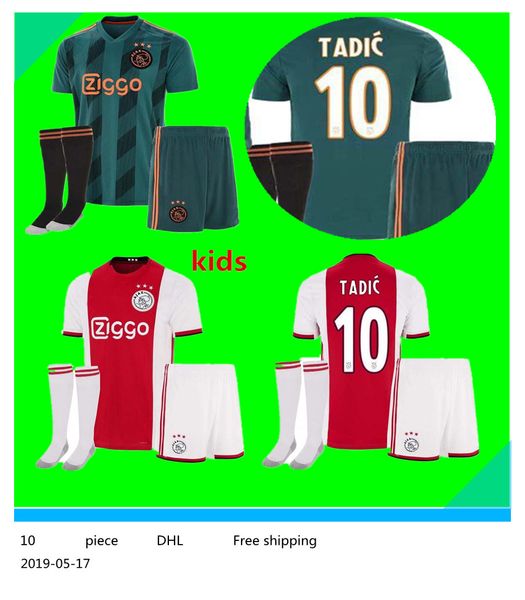 

Ajax 2019 2020 fc home away occer jer ey kid kit 19 20 ajax cami a ziyech kluivert nouri dolberg youne jer ey football hirt et